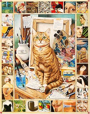 The Artist’s Cat - Cobble Hill puzzle collectible - Main Image 4