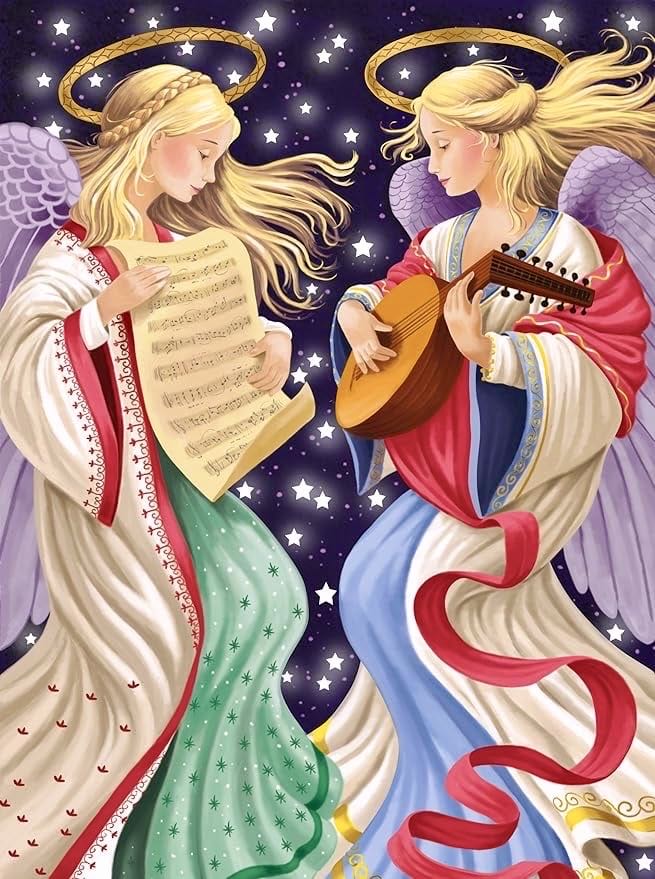 Two Angels (Verified By JJ) Arwin - Ravensburger puzzle collectible - Main Image 2