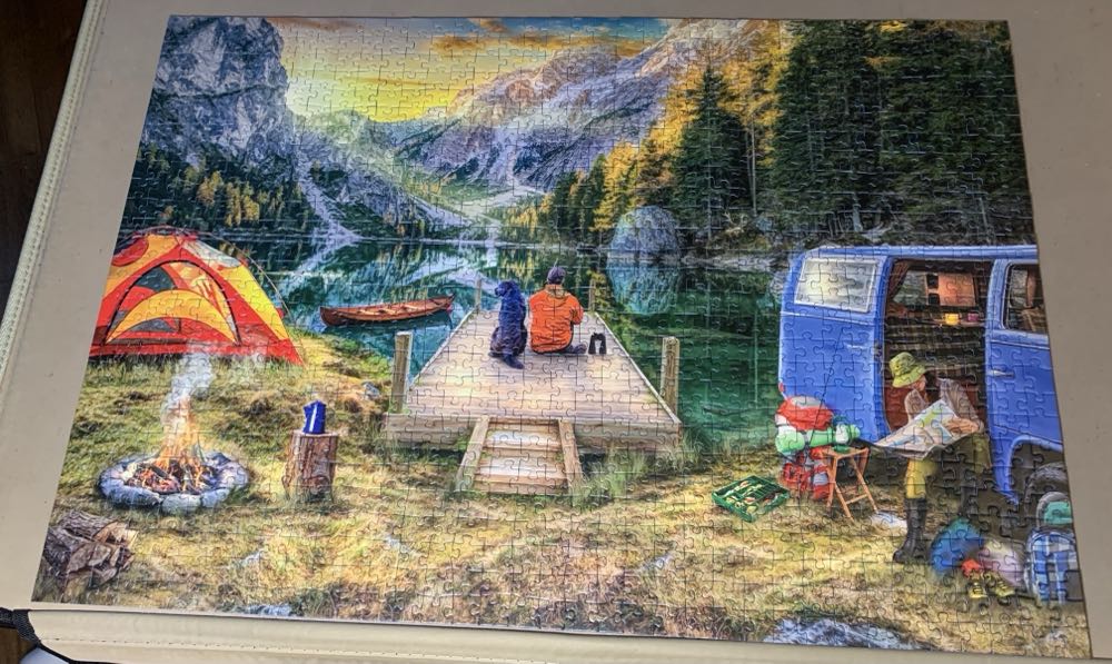 Calm Campsite - Ravensburger puzzle collectible - Main Image 2