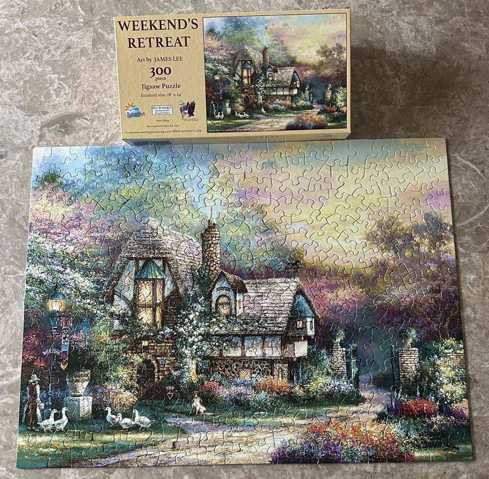 Weekend’s Retreat - SunsOut puzzle collectible [Barcode 796780180505] - Main Image 2