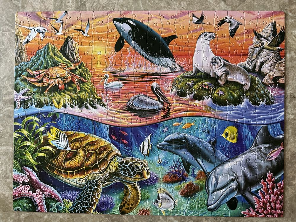 Ocean Gathering - MB Puzzle puzzle collectible [Barcode 778988185292] - Main Image 3