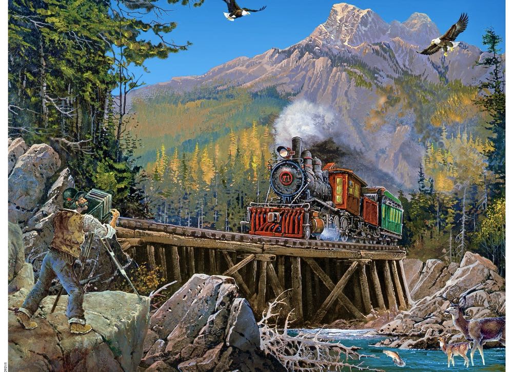 Moving Thru (NIB) - Ceaco puzzle collectible [Barcode 021081292023] - Main Image 2