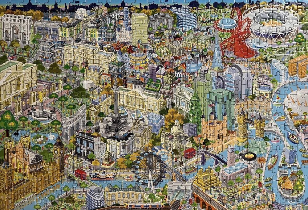 London From Above - Gibsons puzzle collectible [Barcode 5012269030525] - Main Image 3