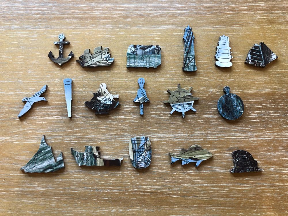 Le Siècle Du Belem (C,S) - Wentworth Wooden Puzzles puzzle collectible [Barcode 6050265354770] - Main Image 3