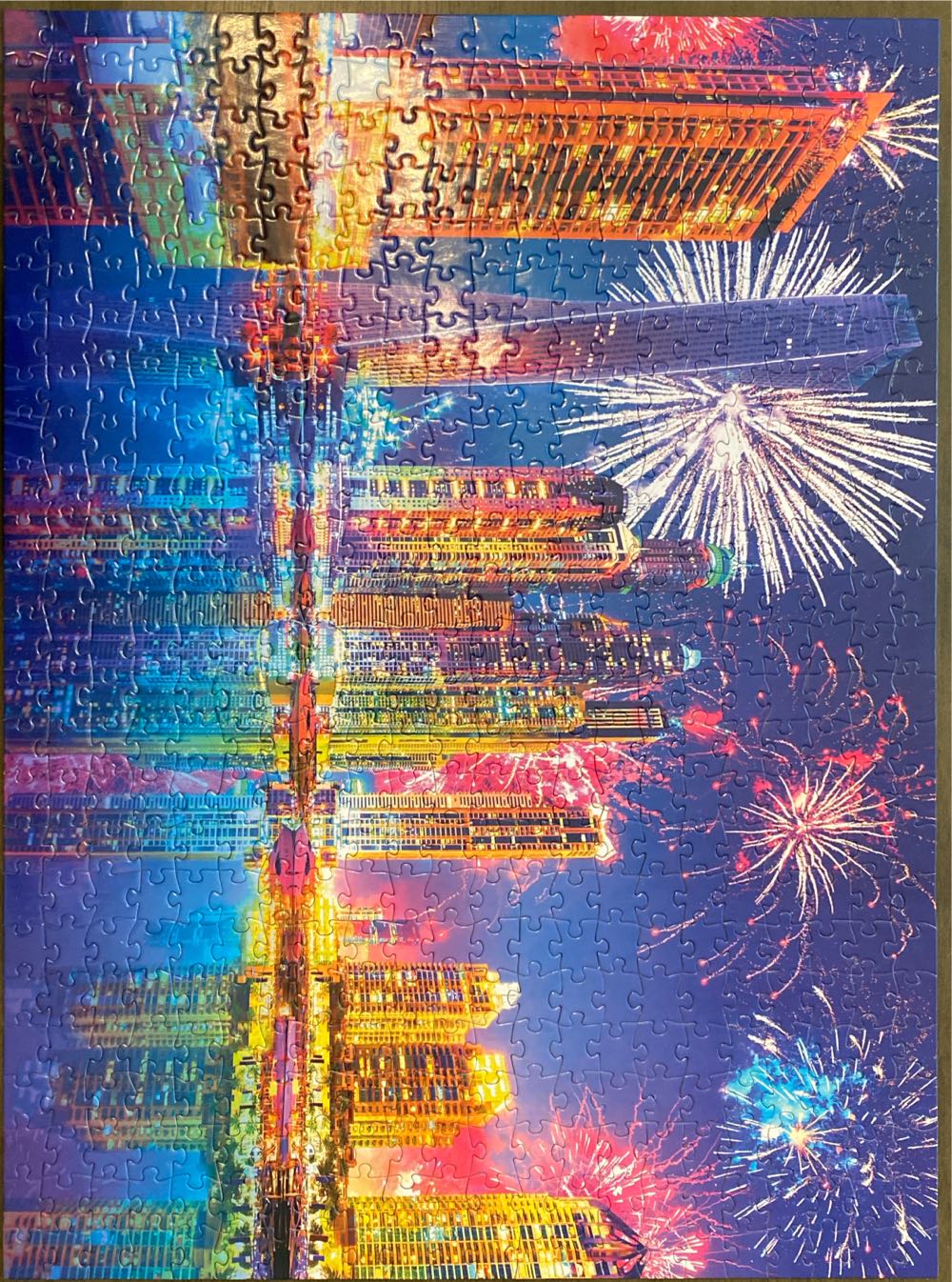 Kodak Premium Puzzle: Fireworks Display Dubai 550 Piece Jigsaw Puzzle - Cra-Z-Art (Kodak) puzzle collectible [Barcode 4895145420143] - Main Image 3