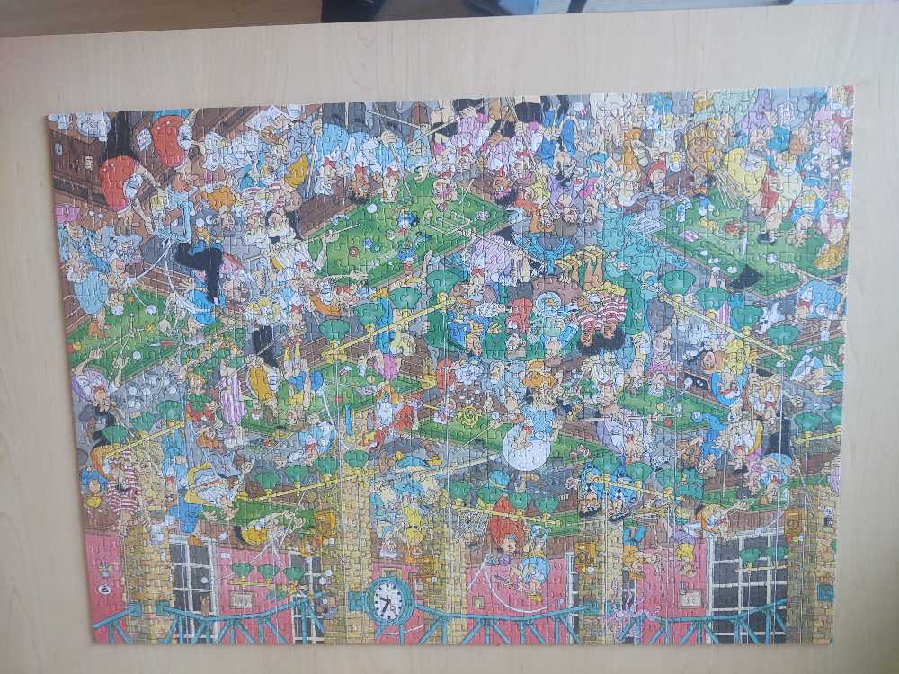 Chalk Up! - Jan Van Haasteren puzzle collectible [Barcode 8710126200544] - Main Image 2