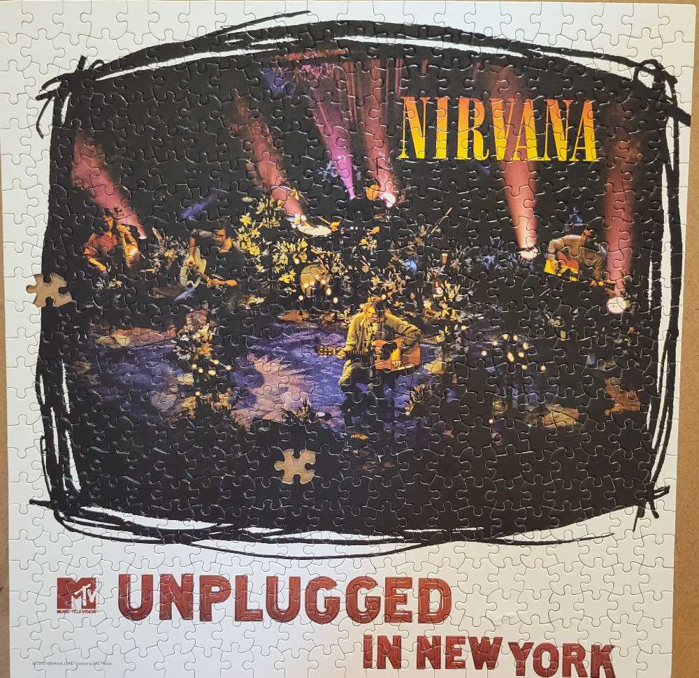 York 500 Nirvana Mtv Unplugged In New York 500 Piece Jigsaw Mtv - Rock Saws puzzle collectible [Barcode 803343261769] - Main Image 2