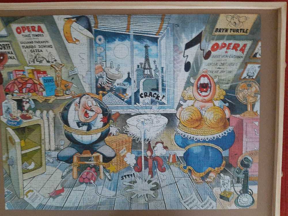 Wasgij Mystery Puzzle 3 Drama At The Opera - Jumbo puzzle collectible [Barcode 8710126815359] - Main Image 2