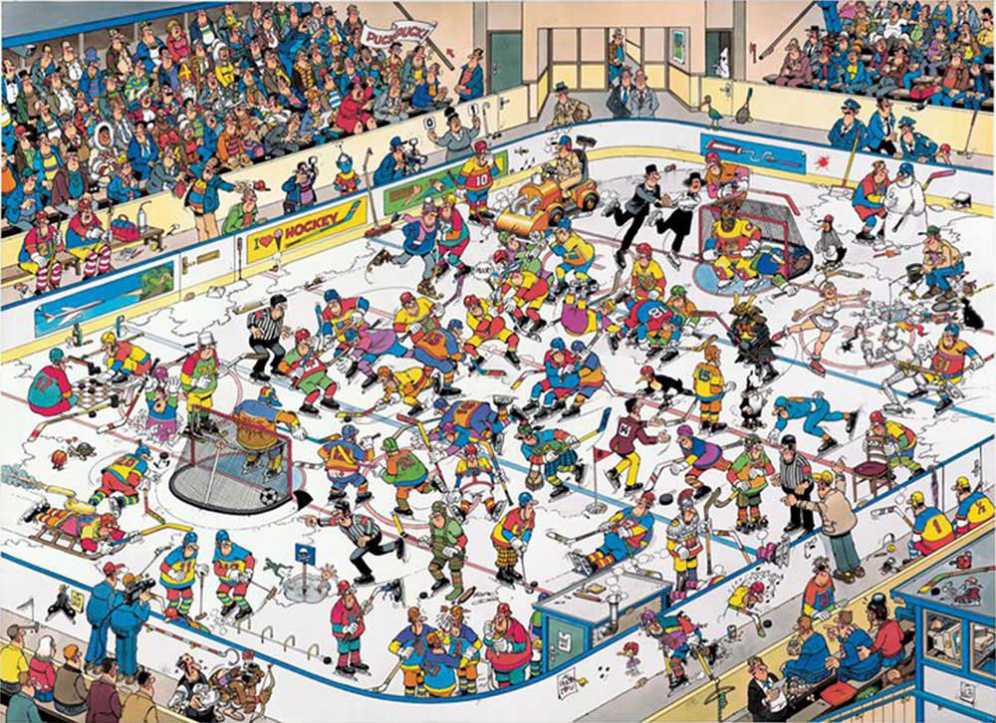 Ice Hockey - Jumbo puzzle collectible [Barcode 8710126006825] - Main Image 2