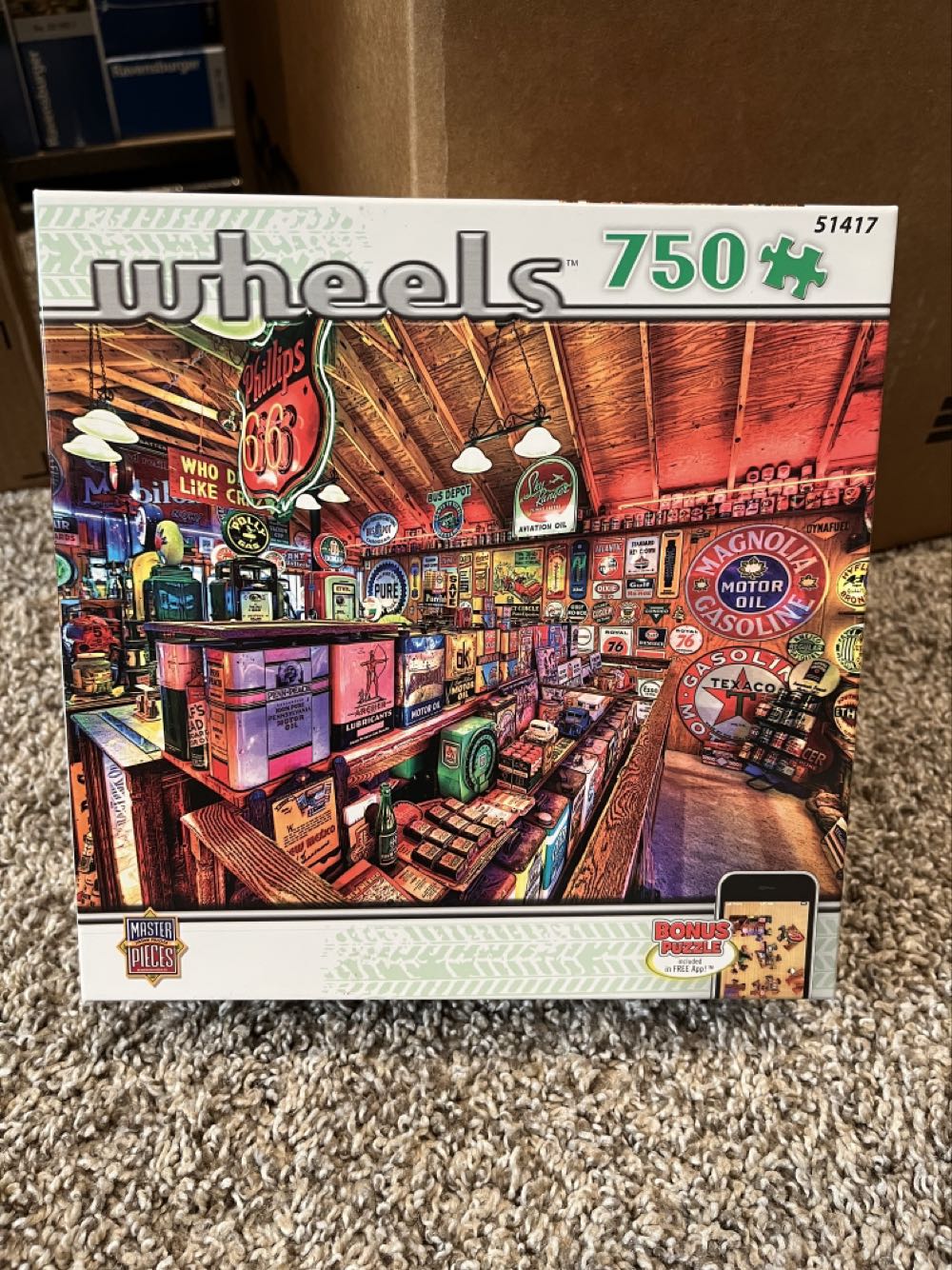 Vintage Pickers - Master Pieces Wheels puzzle collectible [Barcode 705988614101] - Main Image 2