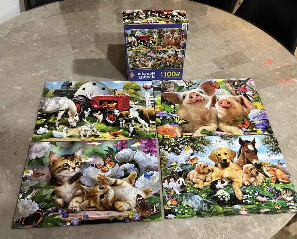 Adorable Animals - Ceaco puzzle collectible [Barcode 021081031011] - Main Image 2