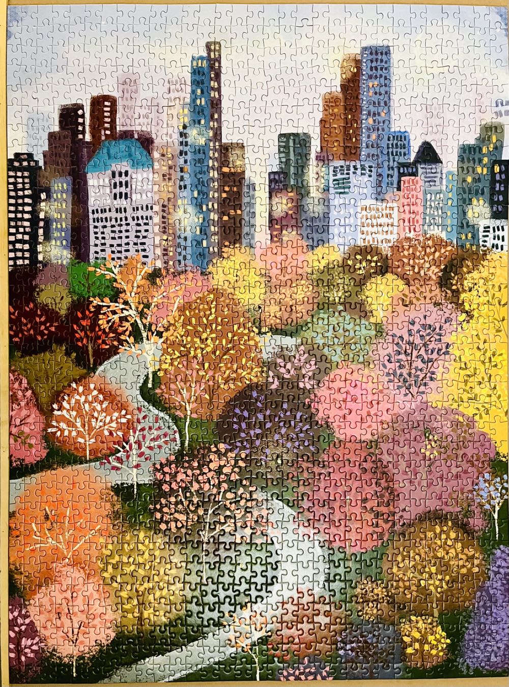 Parkside View 🔴 - Galison puzzle collectible [Barcode 9780735371682] - Main Image 2