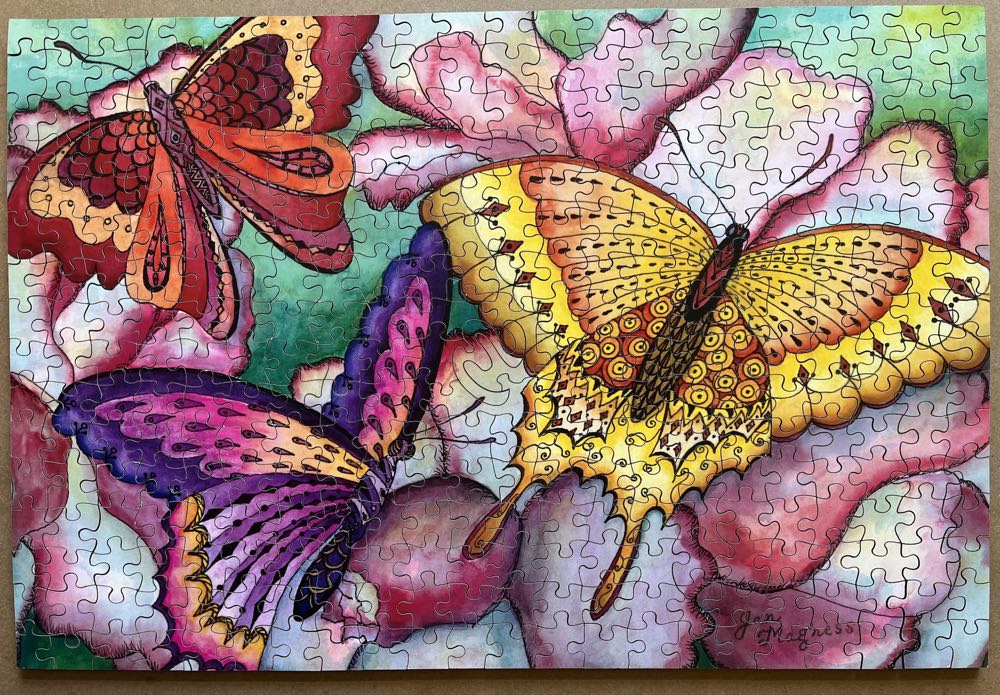 Soaring Butterflies - Whimsy Wood Puzzles 🇺🇸 puzzle collectible [Barcode 810040921094] - Main Image 2