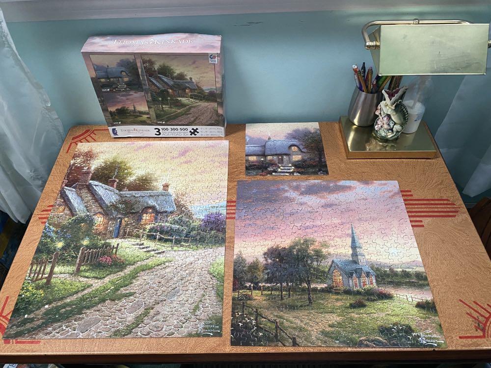 Thomas Kinkade 3 Pack - Ceaco puzzle collectible - Main Image 2