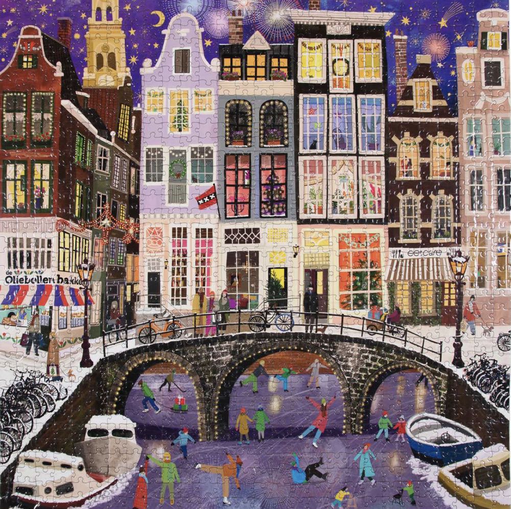 Magical Amsterdam - Eeboo puzzle collectible [Barcode 689196513657] - Main Image 2