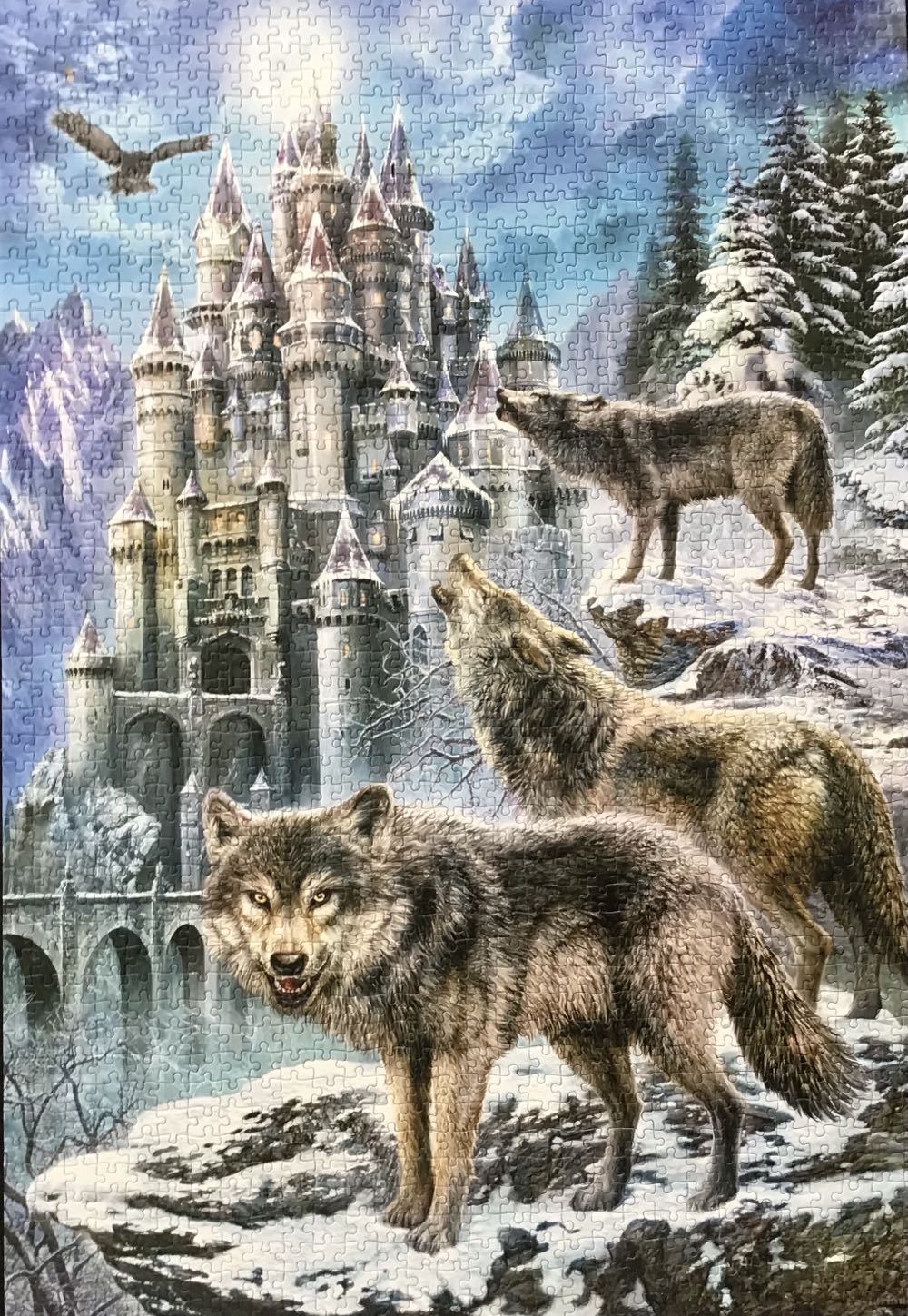 Wolves and Castle - Castorland puzzle collectible [Barcode 5904438151141] - Main Image 2