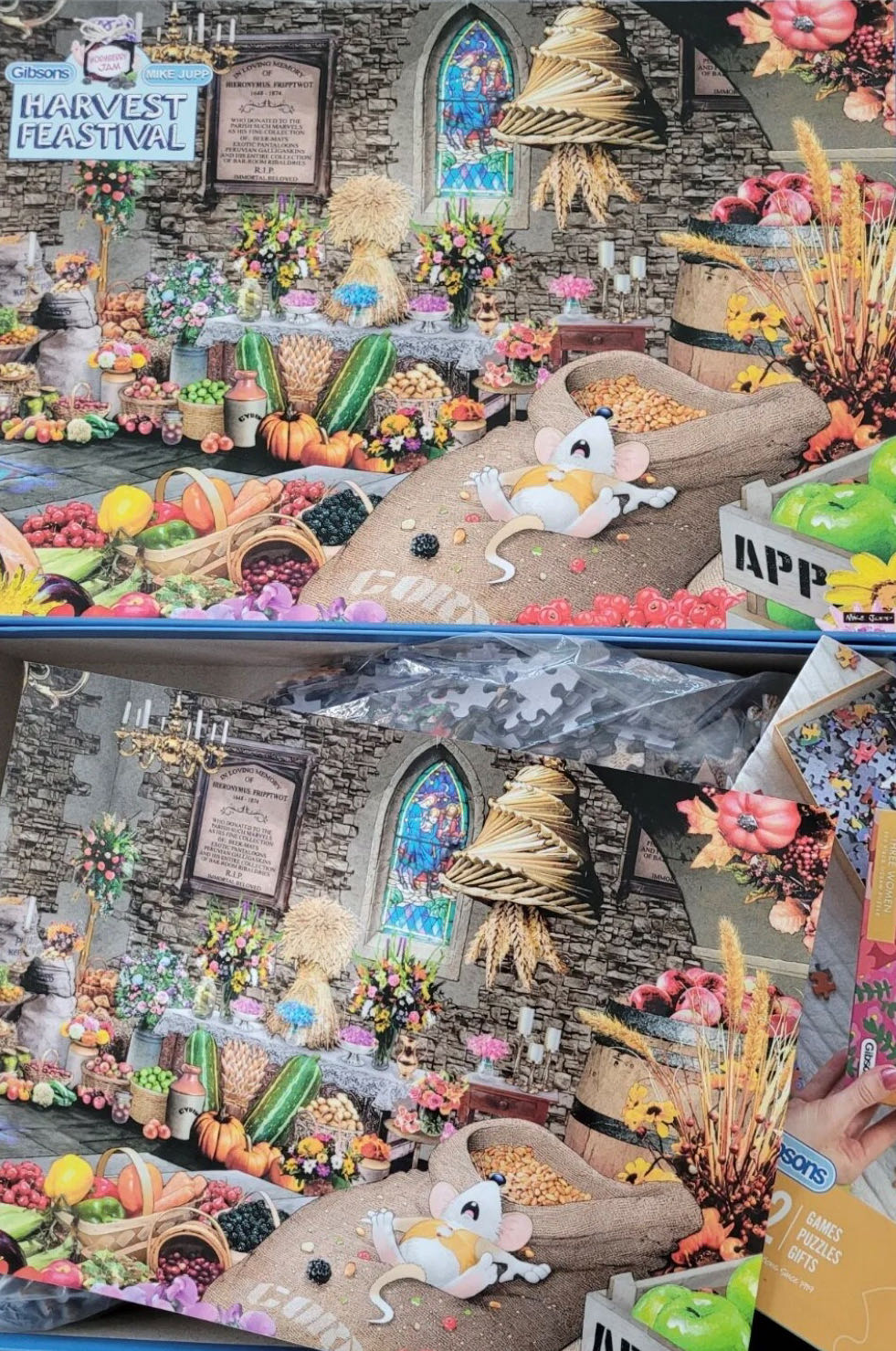 Harvest Festival - Gibsons puzzle collectible [Barcode 5012269071160] - Main Image 4