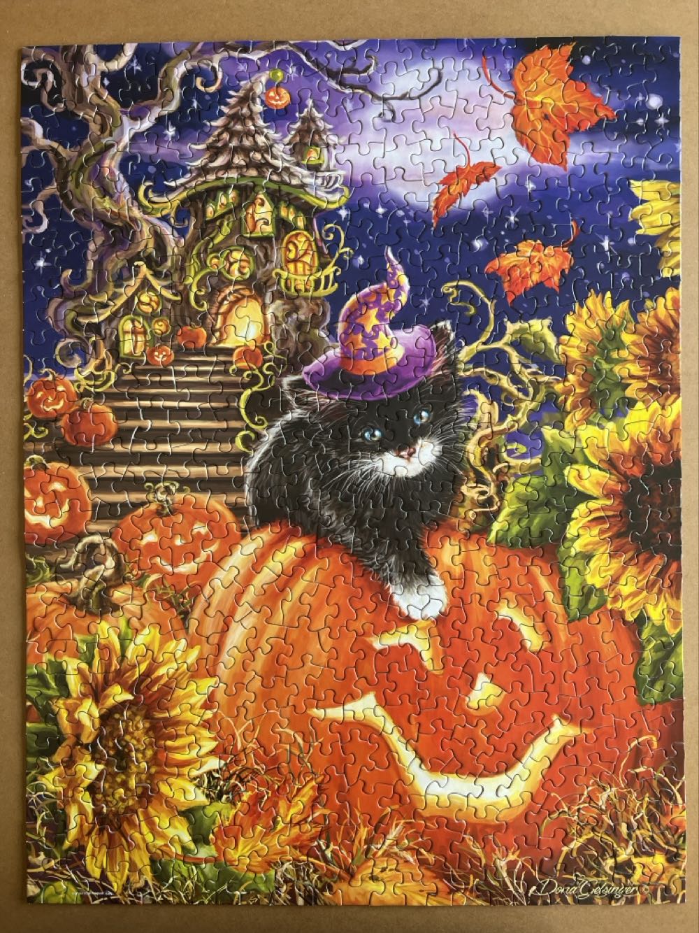 Spellbound Night*^ - Springbok puzzle collectible [Barcode 091683016532] - Main Image 2