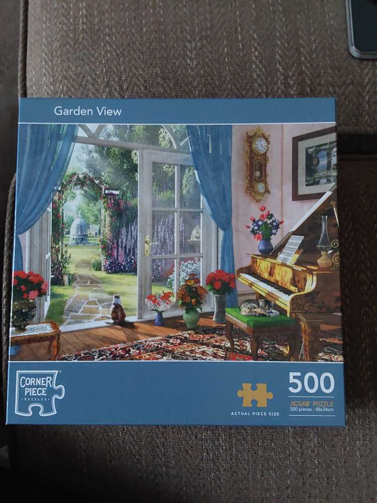Garden View - Corner Piece puzzle collectible [Barcode 5052089269484] - Main Image 2