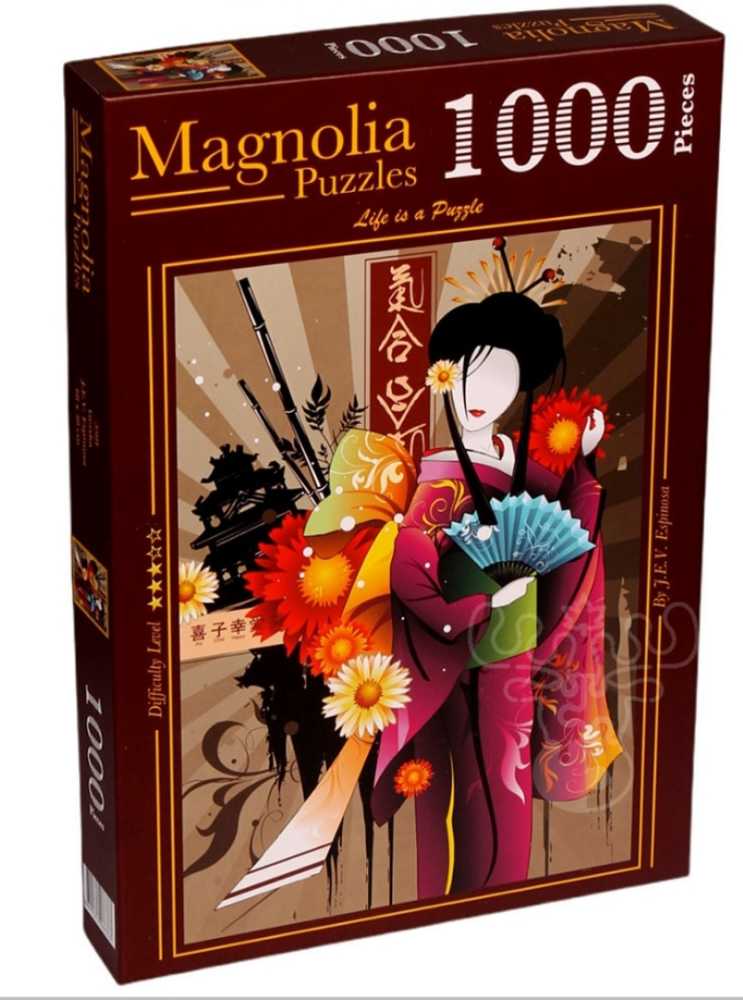 *Geisha 😁 COMPLETED 02/07/2024 - Magnolia puzzle collectible - Main Image 1