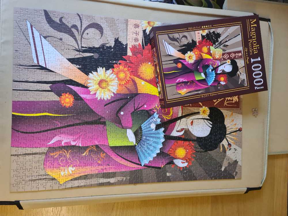 *Geisha 😁 COMPLETED 02/07/2024 - Magnolia puzzle collectible - Main Image 3