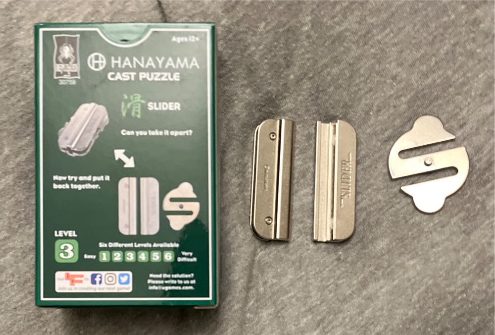 Hanayama SLIDER Lvl 3  puzzle collectible [Barcode 023332307593] - Main Image 2