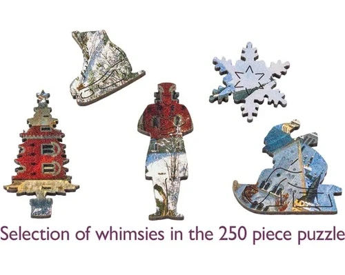 Winter Scene With Neuschwanstein Castle - Wentworth Wooden Puzzles 🇬🇧 puzzle collectible [Barcode 6050265364885] - Main Image 3