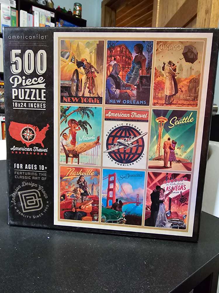 American Travel - American Flat puzzle collectible - Main Image 2