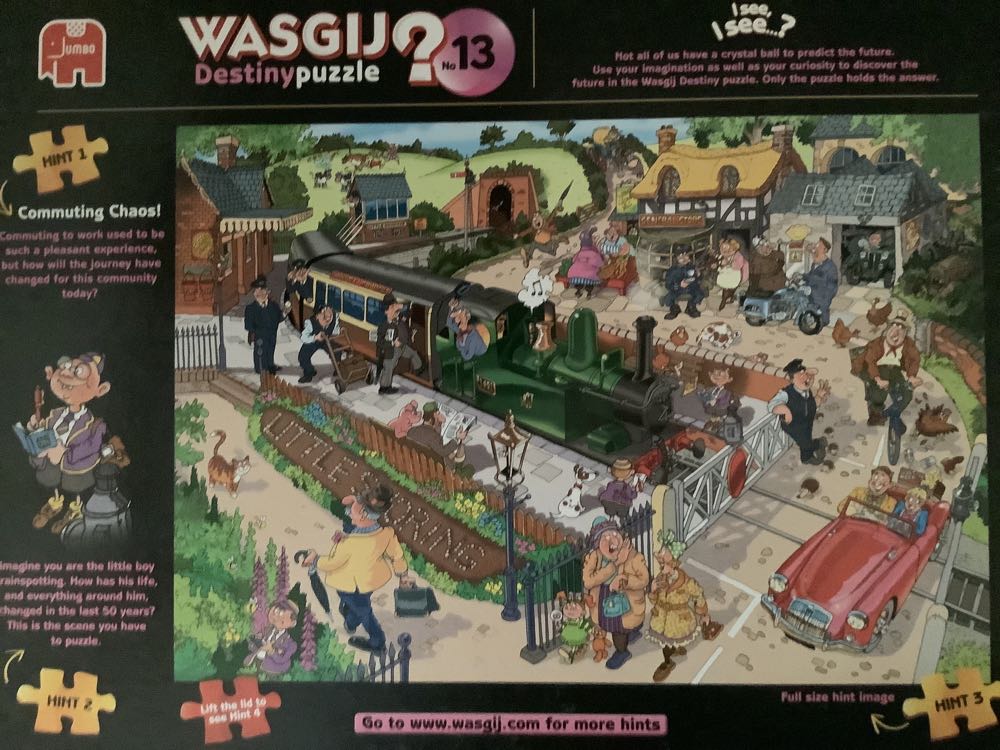 Destiny 13 - Commuting Chaos - Wasgij Destiny puzzle collectible [Barcode 8710126173039] - Main Image 2