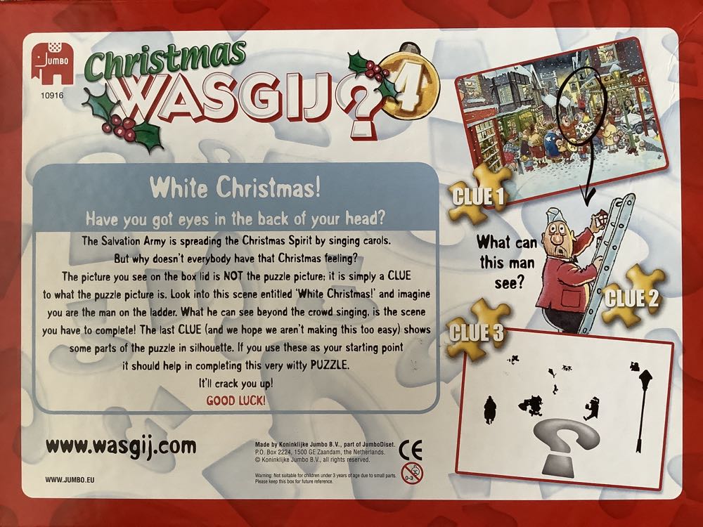 Wasgij Christmas 4 White Christmas - Wasgij Christmas puzzle collectible [Barcode 8710126109168] - Main Image 2