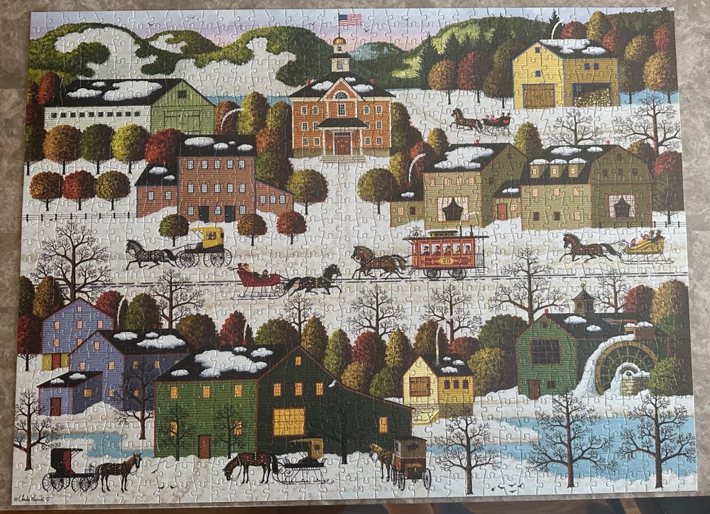 CW - Blossom River Junction - Buffalo Games & Puzzles puzzle collectible [Barcode 079346115136] - Main Image 3