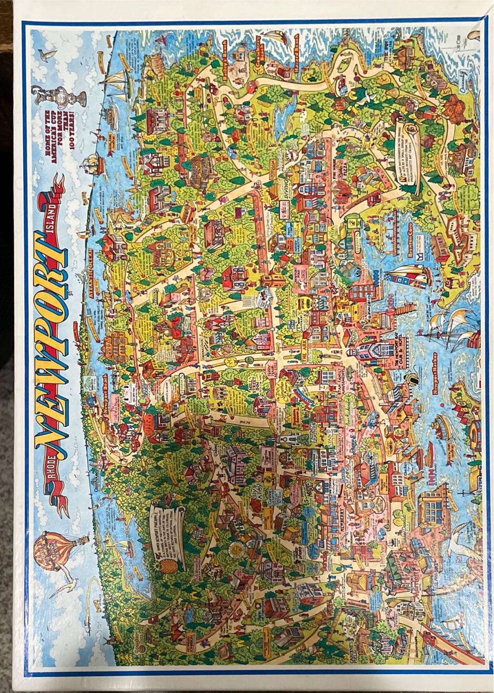 Newport, Rhode Island - White Mountain Puzzles puzzle collectible - Main Image 2