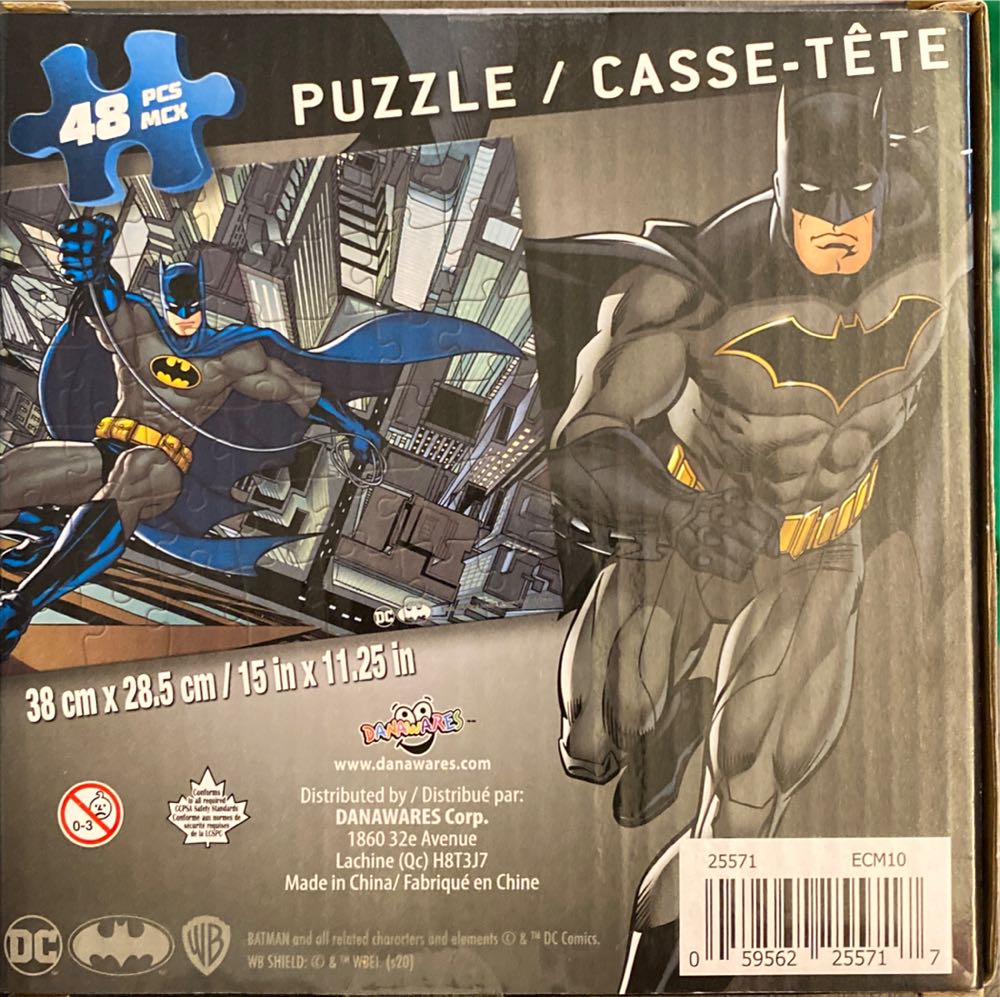 Batman 48 Pcs 15 X 11 1/4 - Danawares puzzle collectible - Main Image 2
