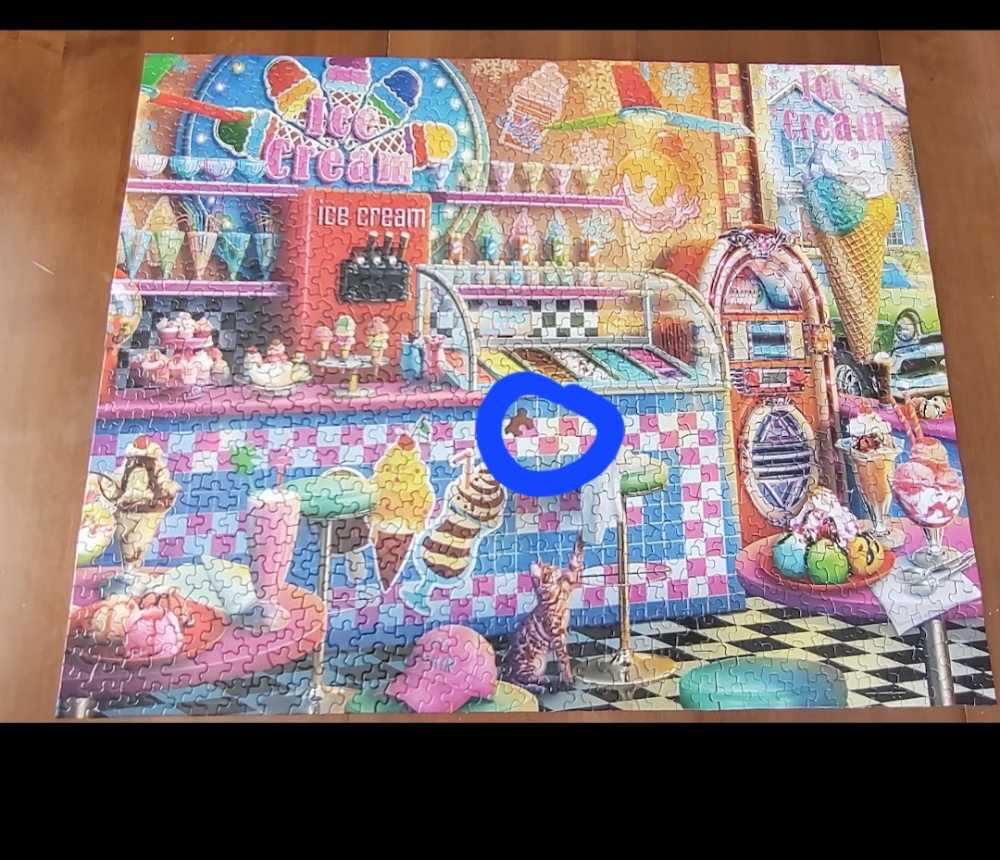 Ice Cream Shop ✅🚪📸 - Springbok puzzle collectible [Barcode 091683111411] - Main Image 2