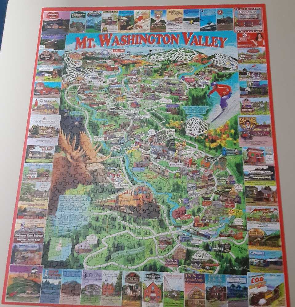 Mt Washington Valley - White Mountain 🇺🇸 puzzle collectible - Main Image 2