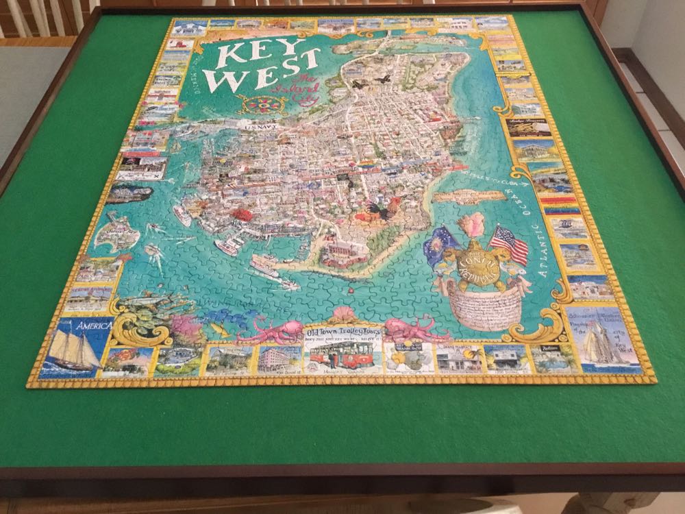 ZZ - Key West The Island City (TRADED) - White Mountain puzzle collectible [Barcode 724819247080] - Main Image 2