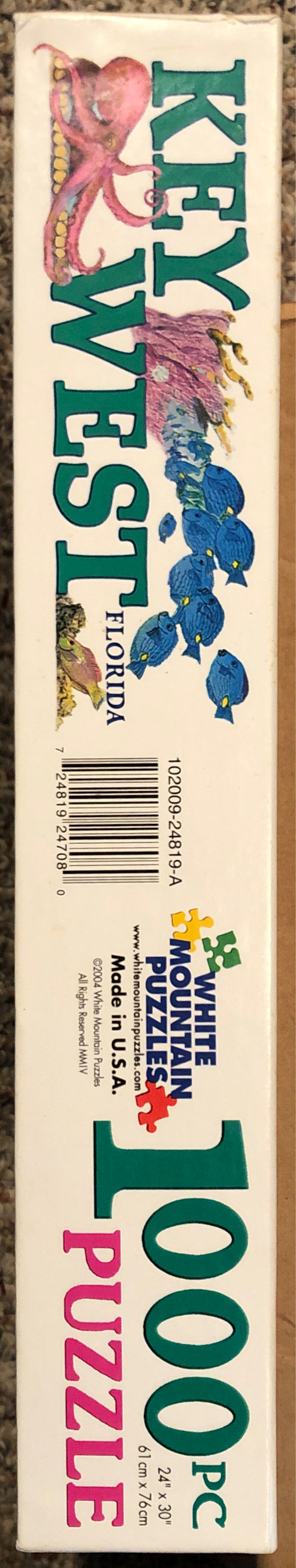 ZZ - Key West The Island City (TRADED) - White Mountain puzzle collectible [Barcode 724819247080] - Main Image 4
