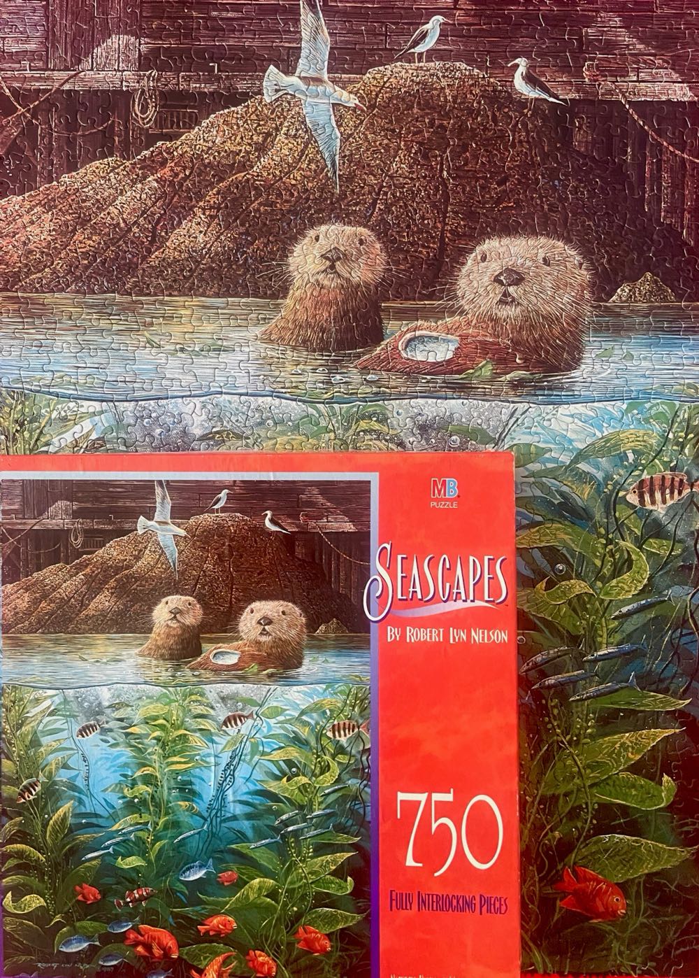 Nature’s Union at Monterey - Milton Bradley puzzle collectible [Barcode 032244044724] - Main Image 3