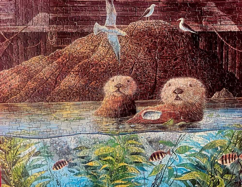 Nature’s Union at Monterey - Milton Bradley puzzle collectible [Barcode 032244044724] - Main Image 4