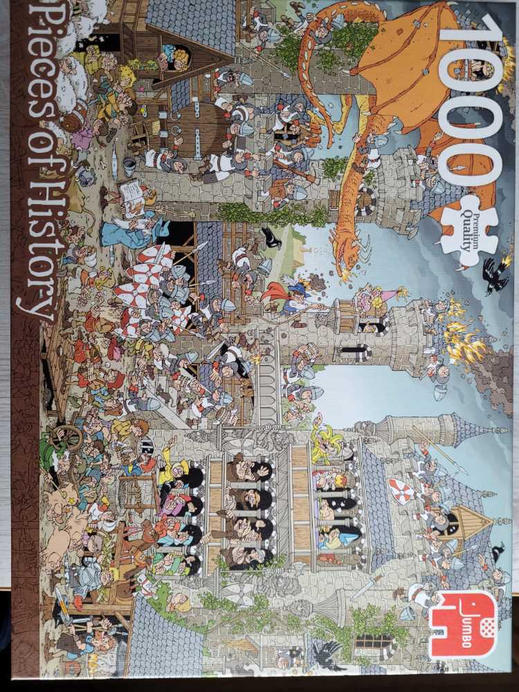 Pieces Of History - The Castle - Jumbo puzzle collectible [Barcode 8710126192023] - Main Image 2