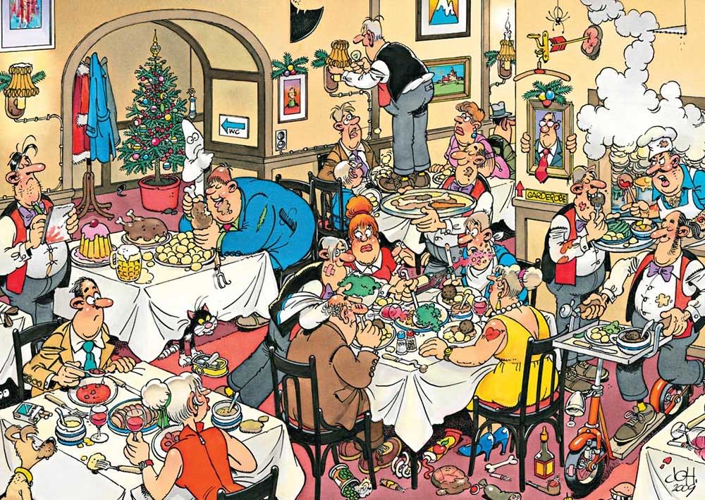 A Dining Disaster - Jumbo-Kruidvat puzzle collectible [Barcode 8710126821077] - Main Image 2