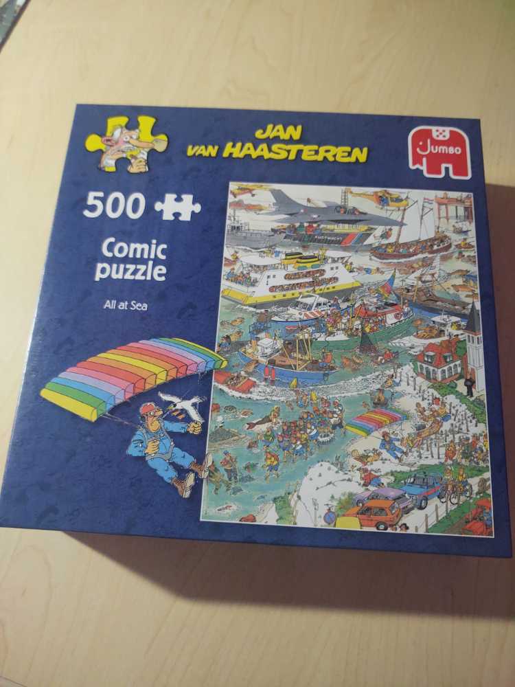 All at sea 82109 - Jumbo 500 puzzle collectible [Barcode 8710126821091] - Main Image 2