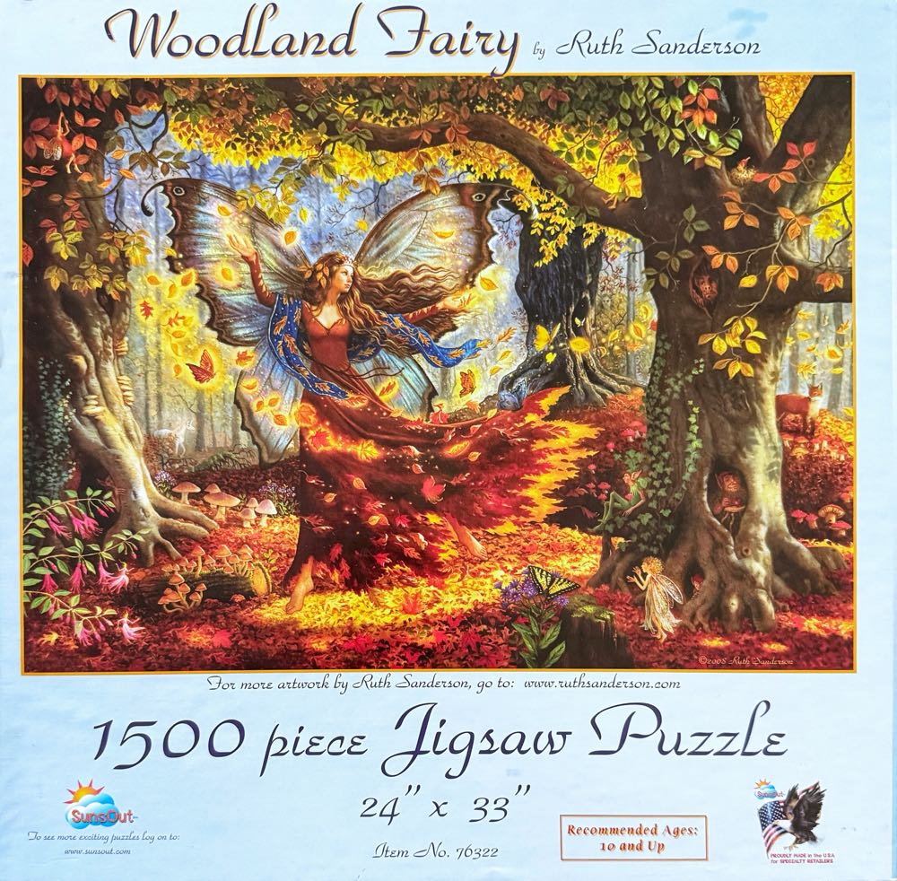 Woodland Fairy - SunsOut puzzle collectible [Barcode 796780763227] - Main Image 2