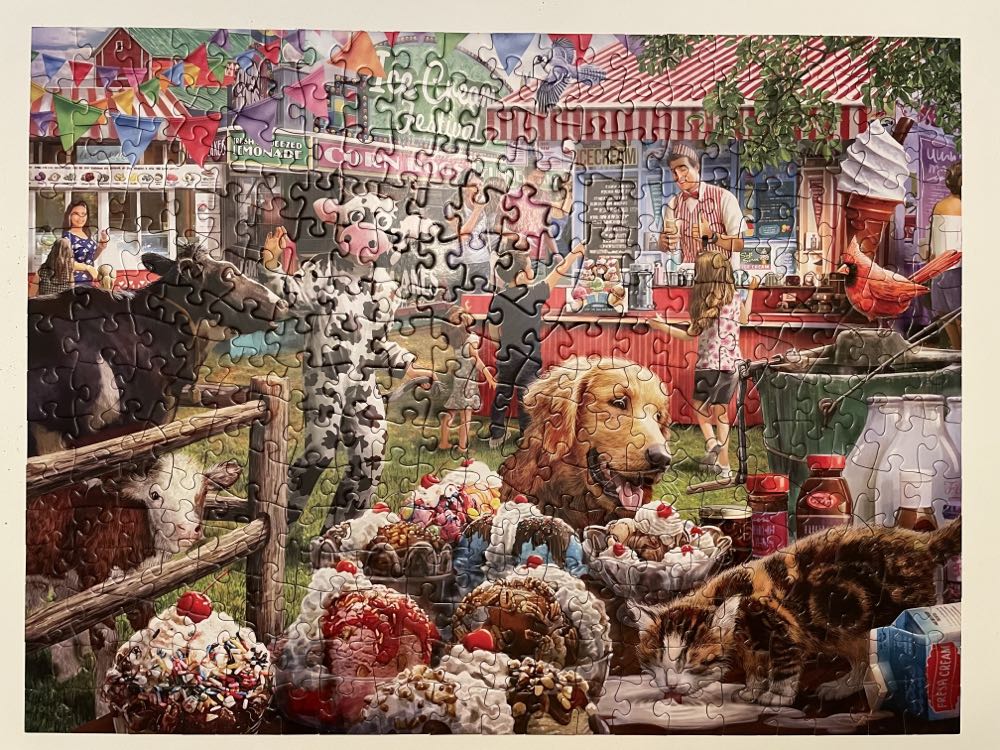 Ice cream festival Annie H  - Bits & Pieces puzzle collectible [Barcode 192949051127] - Main Image 2