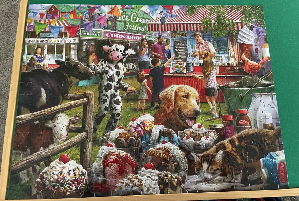 Ice cream festival Annie H  - Bits & Pieces puzzle collectible [Barcode 192949051127] - Main Image 3