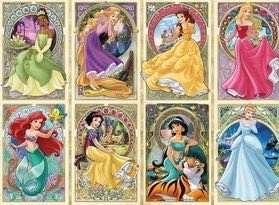 Disney Art Nouveau Princesses - Ravensburger puzzle collectible [Barcode 4005556165049] - Main Image 2