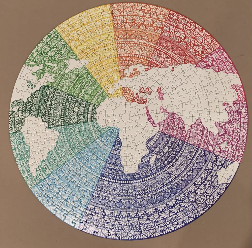 Circle Of Colors Mandala * Keeper* - Ravensburger puzzle collectible [Barcode 4005556171682] - Main Image 4