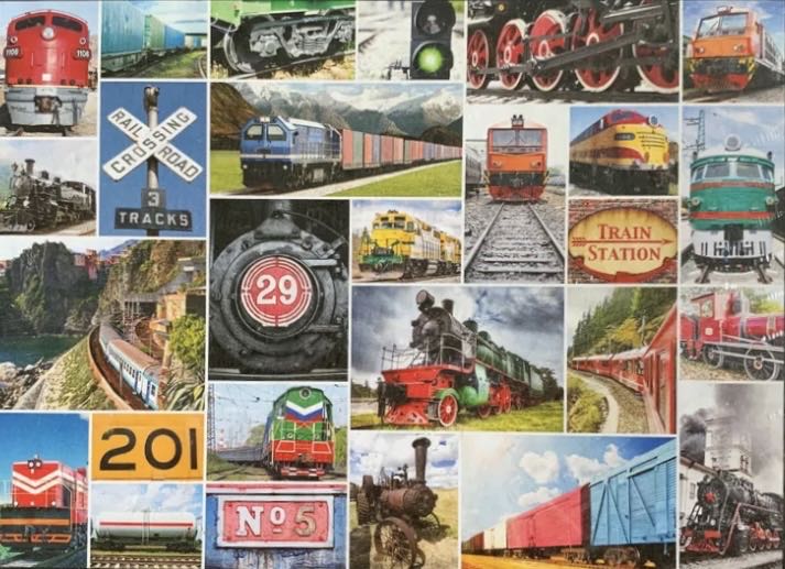 Trains! - Re-marks puzzle collectible [Barcode 681410028008] - Main Image 2