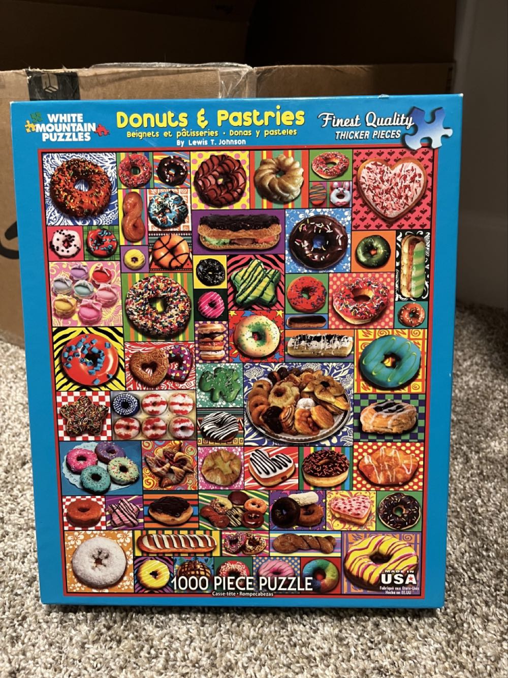 Donuts & Pastries[KEEPER] - White Mountain Puzzles puzzle collectible [Barcode 724819256914] - Main Image 2
