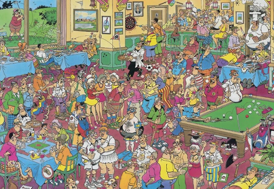 The 19th Hole - Jumbo puzzle collectible [Barcode 8710126015056] - Main Image 2